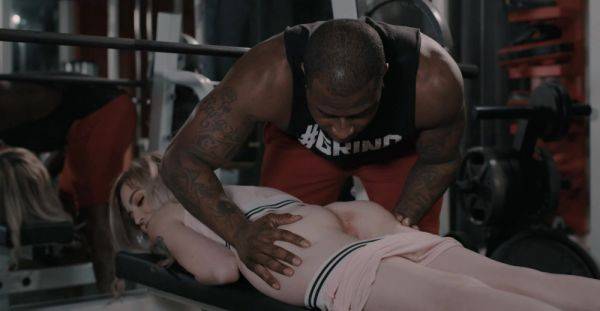 Black lover tries p***e pussy at the gym in remarkable interracial - alphaporno.com on pornsfind.com