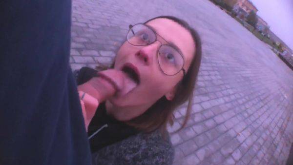 Watch this HD movie called : Very Public Outdoor Blowjob On The Streets! Got Caught Full Video