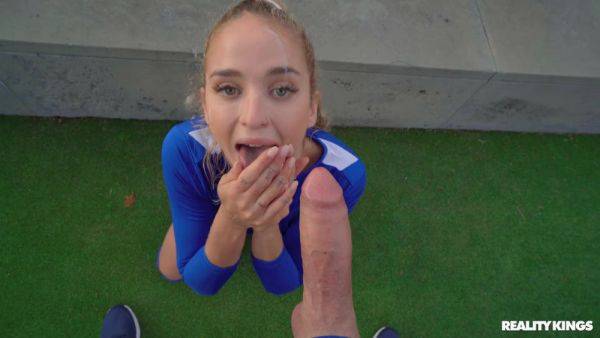 Cute soccer player Geishakyd rides firm cock in POV - xhand.com on pornsfind.com