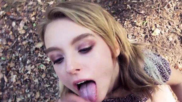 Small 18yo tourist teen seduced in public for outdoor sex - drtuber.com on pornsfind.com