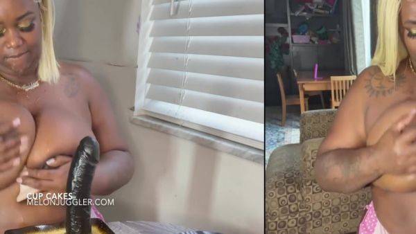 Watch this uncut movie called : Black Bbw With Massive Tits And Cupcakes