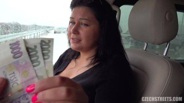 Married slut gives her holes to a stranger right in his car! Public Anal - anysex.com on pornsfind.com