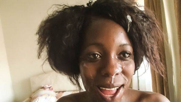 View the full movie titled : Black Beauty Facial Cumshot After Rough Anal Casting by White Agent