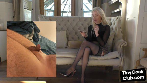 Play uncut scene named : SPH solo British babe humiliates small cocks with dirty talk