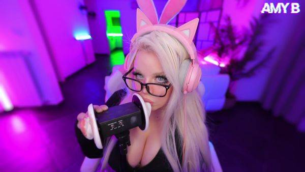 Stream the complete video named : Asmr 3 Dio Intense Ear Licking + Kissing Asmr