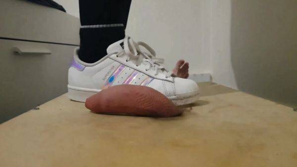 Compilation Of Adidas Sneakers Crushing Cock - hclips.com on pornsfind.com