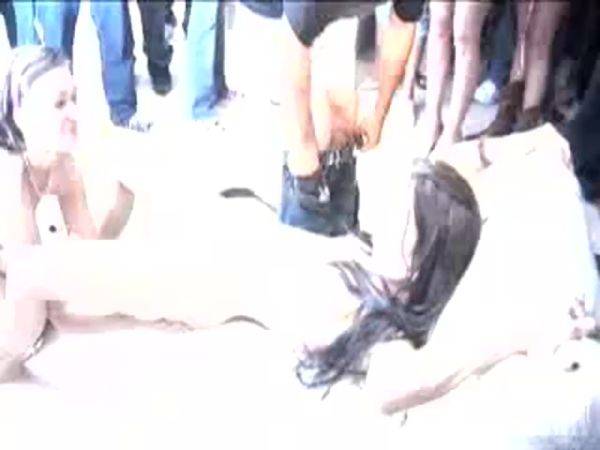 Play the uncut clip called : Naked coed teen lesbos go down on each other