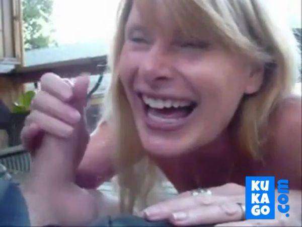 Watch the full movie of : Crazy Hot Blonde Milf Makes Bj Vid