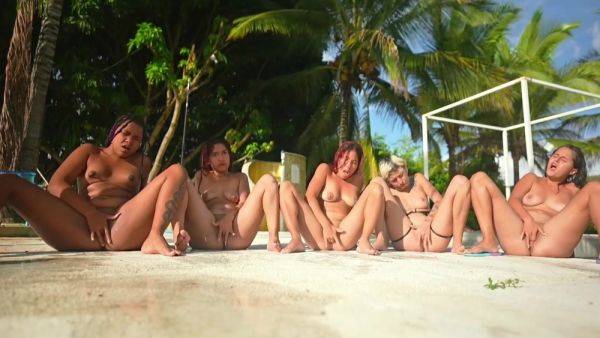 Group Dance And Group Masturbation Of Beautiful Latinas - hclips.com on pornsfind.com