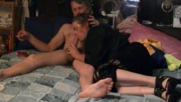 Enjoy watching this complete scene titled : Ginger B Trying Out Some Cheap Cuffs (no Audio)