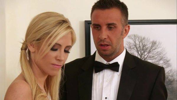 Stream the full scene named : Horny Babysitter - blonde Tasha Reign gets cum on face