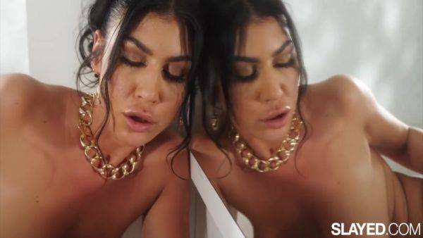 Stream uncut scene of : Queenie & Gianna Scissor & Tongue Fuck Each Other