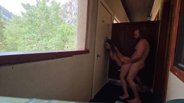 Stream this full video named : Balcony Sex Of Edging - Elizabeth Rain