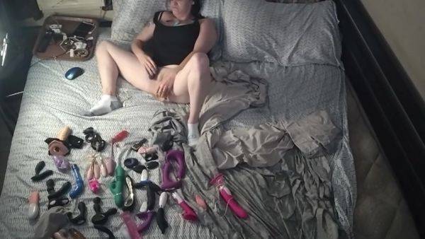 Play the HD movie called : #68 - Watch Her Masterbate N Use Any Toy From Our Collection