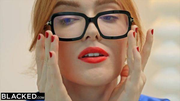 Nerdy Redhead slut in glasses fucked by BBC - Jia lissa erotic interracial hardcore - xhand.com on pornsfind.com