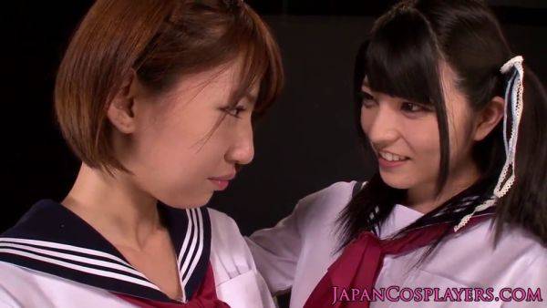 Kinky Miyanaga and Hisa Takei indulge in some hot lesbian action at Kiyosu - sexu.com - Japan on pornsfind.com