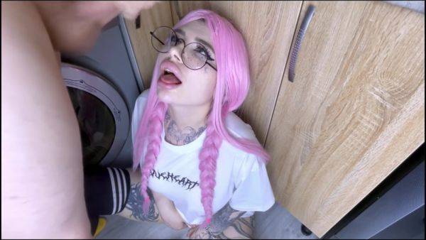 Fucked Step Sister While She Was Stuck In The Washing Machine - hclips.com on pornsfind.com