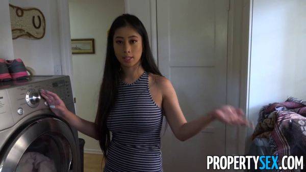 Hot Asian agent with big tits fucks client in HD video - sexu.com on pornsfind.com