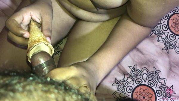 Enjoy watching full video named : I Sucked My Husbands Dick With Ice Cream And Get Cum In To The Mouth