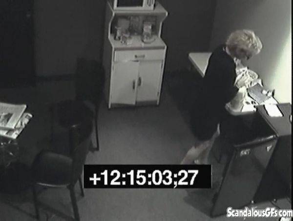 Stream the full clip : Secret pissing slut screws over her colleague