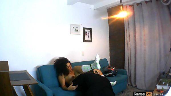 Play hardcore scene of : Le Abri Puerta Al Domiciliario Estando Desnuda Y Hago Que Me Coma La Vagina Creamy Pussy