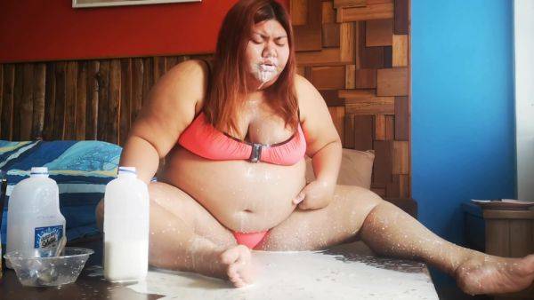 Play this uncensored scene named : Extreme Milk Puking!