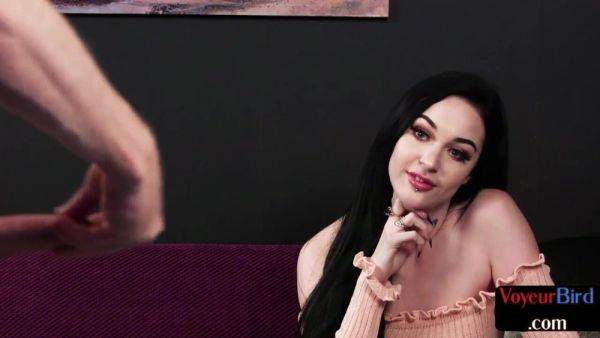 Watch the hardcore clip of : Voyeur CFNM British babe teases wanker who wanks on her