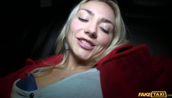 Taxi Cab Sex: Blonde Hottie Asks Cabbie's For His Hot Cum Creampie Cumshot - xhand.com - Czech Republic on pornsfind.com