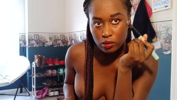 Watch the uncensored movie called : I Put On Makeup While Topless