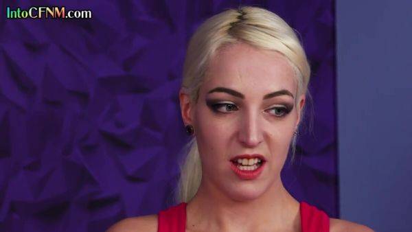 Enjoy watching the uncensored video : CFNM femdom ladies deepthroat cock in group oral action