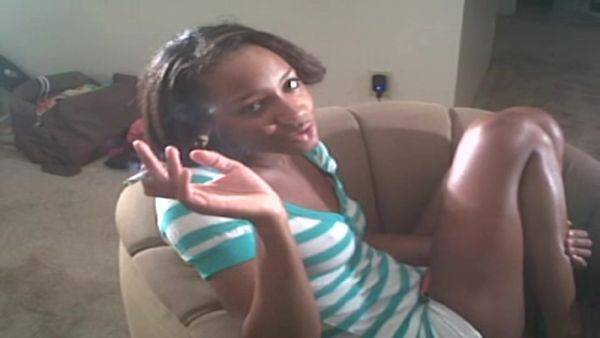View hardcore scene named : Ebony Babe Kiki Smoking A Cigarette