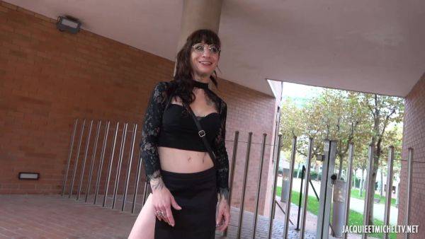 Enjoy watching this hardcore movie named : Tattoed lesbian Elea and her friend play with big toys and real cock