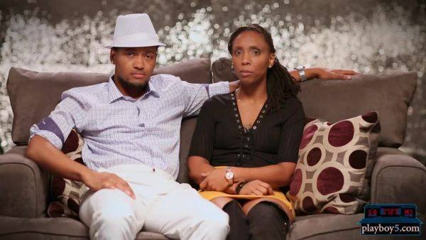 Watch the full movie titled : Outgoing Black Amateur Couple Look For A Threesome Part