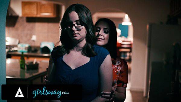 View the hardcore clip : GIRLSWAY - Lonely Woman Cheats On Her Husband With His Boss' Wife Angela White During Couple Dinner