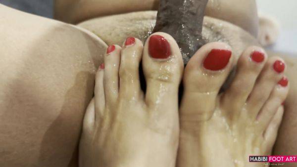 Pov Foot Job By Habibi Foot Fetish Red Nails - upornia.com on pornsfind.com