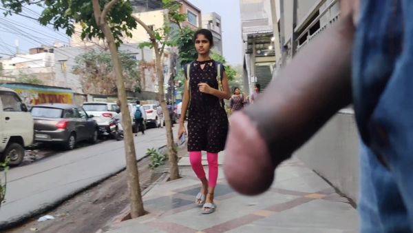 Flashing my dick at metro station - hclips.com - India on pornsfind.com