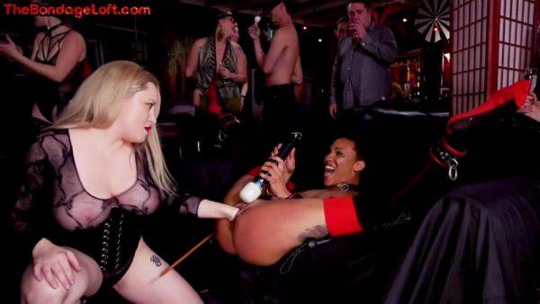 Public anal Ebony pussyfisted and whipped by domina - hotmovs.com on pornsfind.com