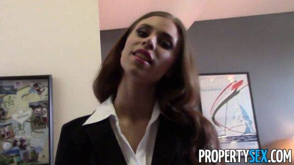 Watch HD clip called : Anya Olsen's first time fucking her client: POV property sex with a hot brunette