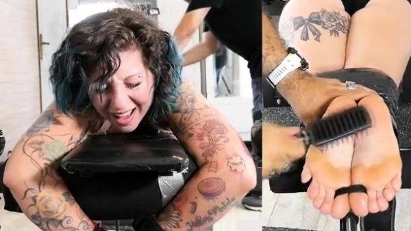 Enjoy watching the full movie titled : FrenchTickling – Sindy Loves To Be Pushed To Her Ticklish