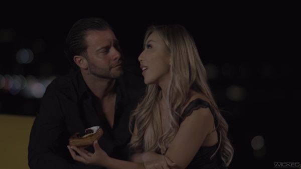 Enjoy watching complete clip of : Busty blonde treats her lover with great care for energized XXX