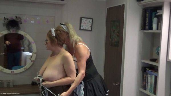 Enjoy watching this full scene of : Two Naughty Maids Pt1