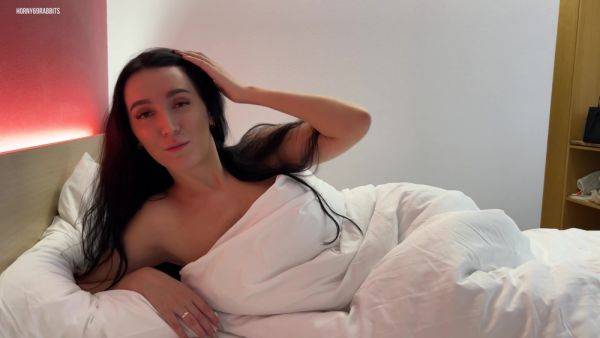 Watch this uncut clip : After Skiing Stepmom Shares Bed With Stepson