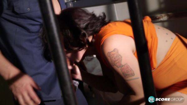 Stream the uncut scene named : Trinity's Jailhouse Cock