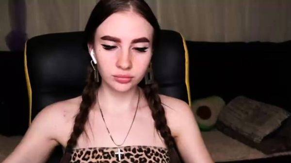 Play uncensored scene titled : Amateur Webcam Teen Masturbates And Teases