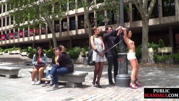 Bdsm Public Babe Humiliated Outdoor By Master And Domin - videohdzog.com on pornsfind.com