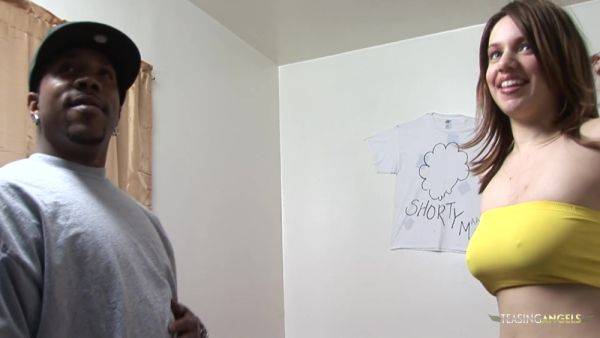 Stream hardcore movie titled : The Bbc Is So Big That It Barely Fits In The Brunettes Tight Pussy