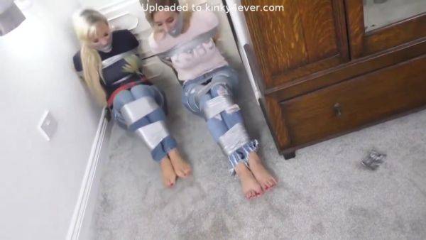 Watch full video called : Lucy And Brook Like To Get Tied Up Tight Because It