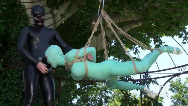 Latex-Clad MILF's Outdoor Adventure - Big Tit Lucy - porntry.com on pornsfind.com