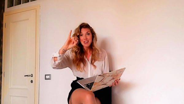 Stream this HD scene titled : SPH solo blonde humiliates small cocks