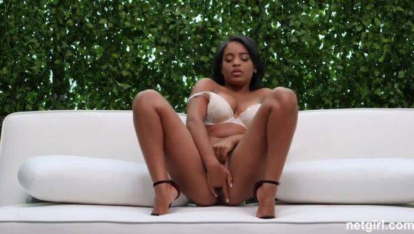 Watch full clip named : Ebony Interracial Cumshot Casting in Sydney (POV)